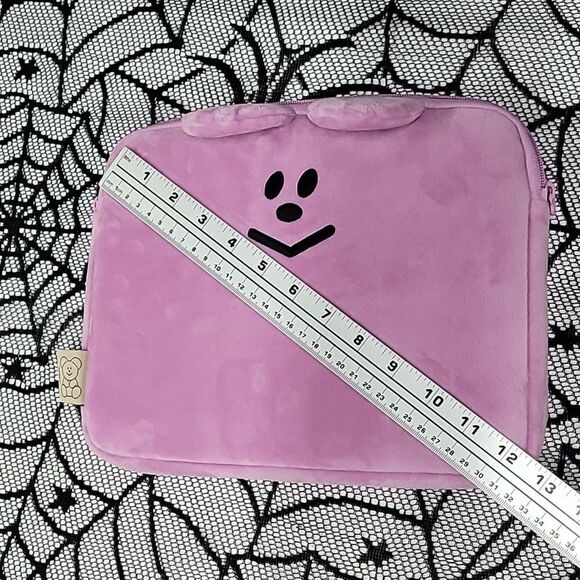 Purplish Pink Tablet Cloth Protector Case with Zipper - Picture 4 of 4